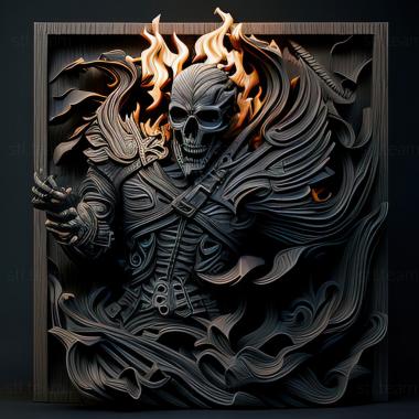 3D model st ghost rider (STL)